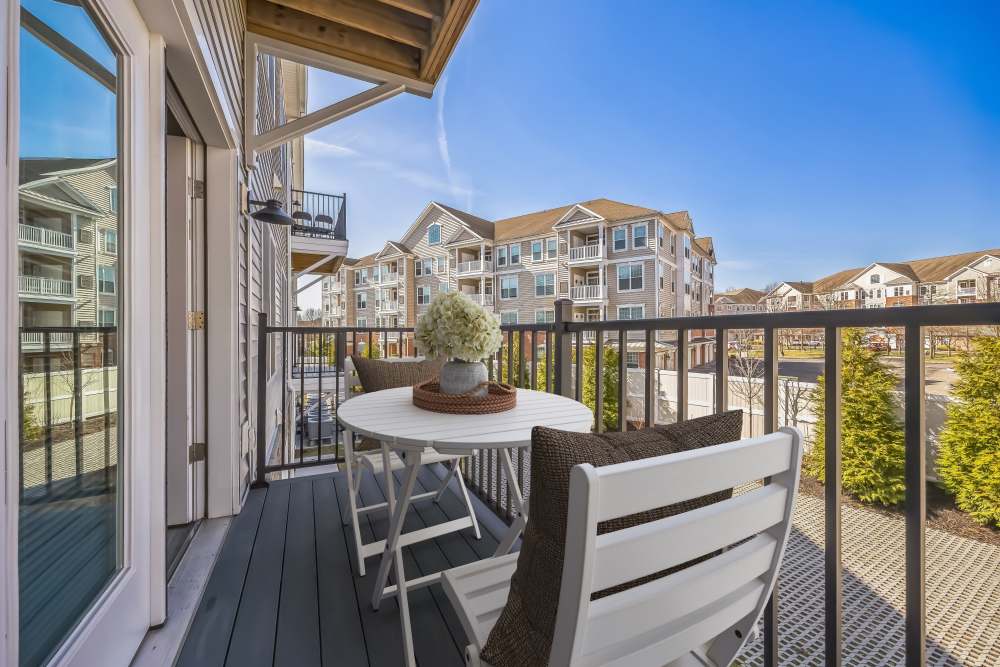 Patio/Balcony at Westgate, an Eagle Rock Community | Apartments in Westgate Fishkill, NY