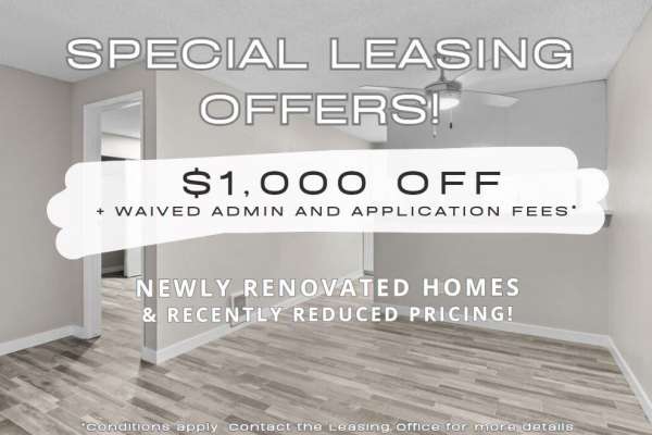 Specials at Spinnaker Apartments in Des Moines, Washington