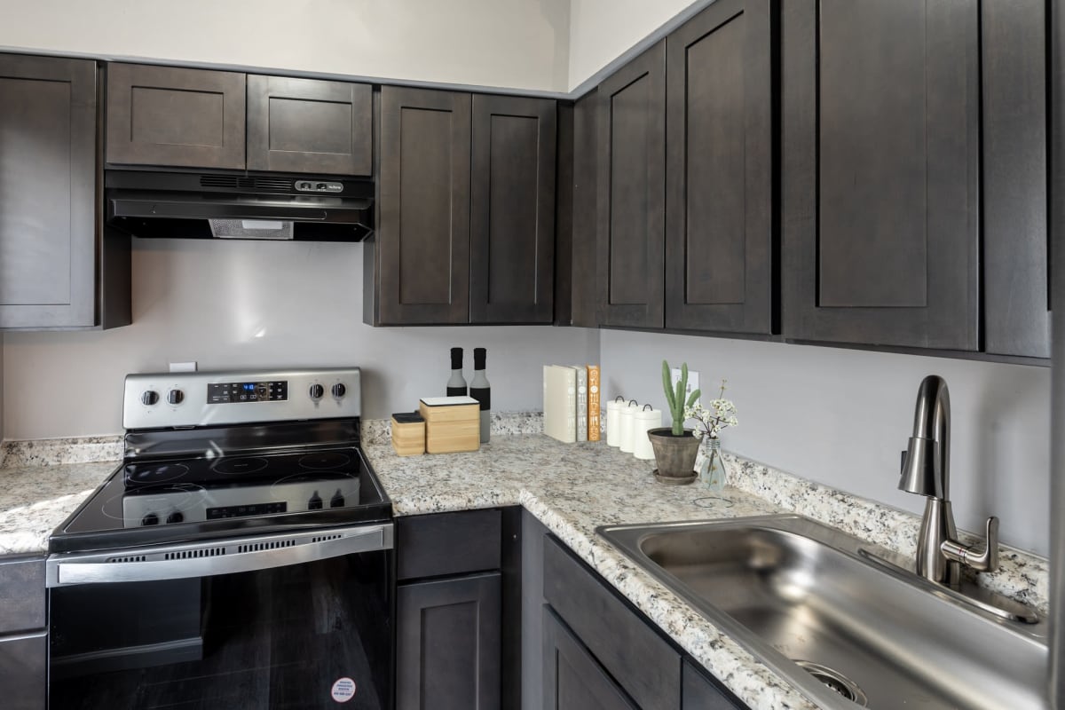 Renovated Kitchens at Briergate Apartments in Indianapolis, Indiana