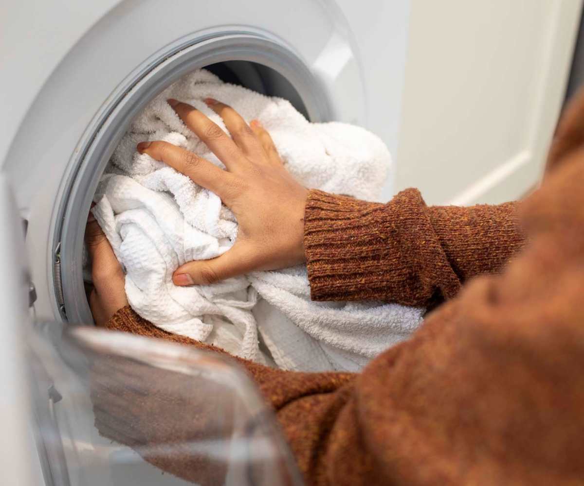 Community laundry facility at Annhurst in Belcamp, Maryland