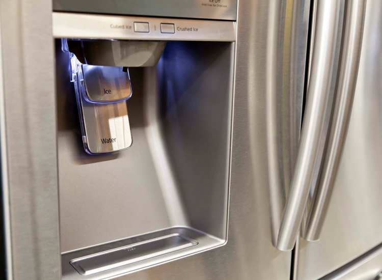 Refrigerator at Marksdale Gardens Cooperative in Dorchester, Massachusetts
