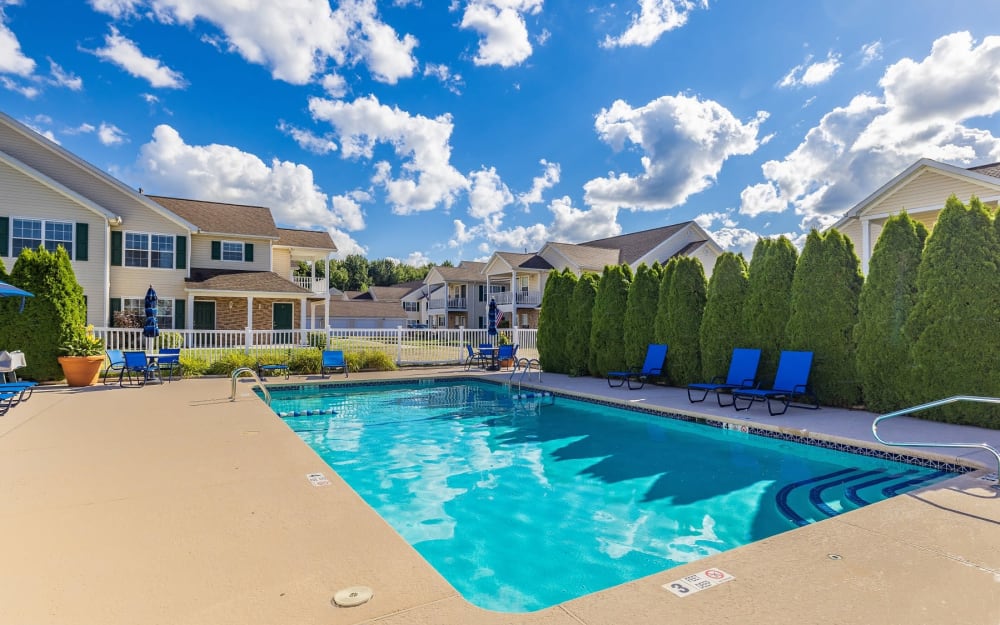 Swimming pool at Westview Commons Apartments in Rochester, New York