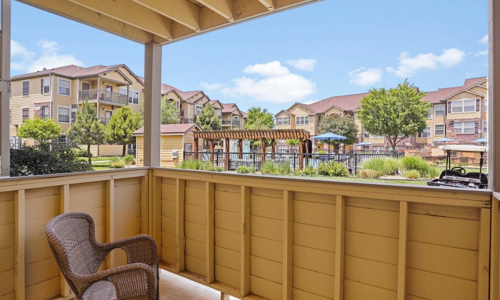 Patio at Park at Coulter in Amarillo, Texas