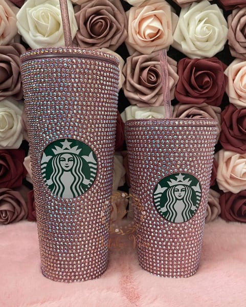 rose gold tumbler