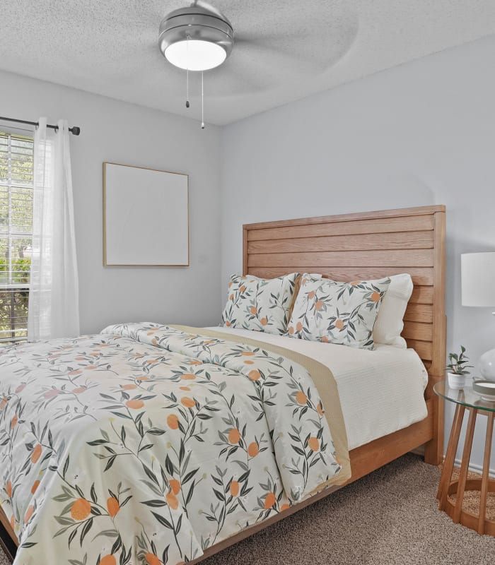 Bedroom at Newport Apartments in Amarillo, Texas