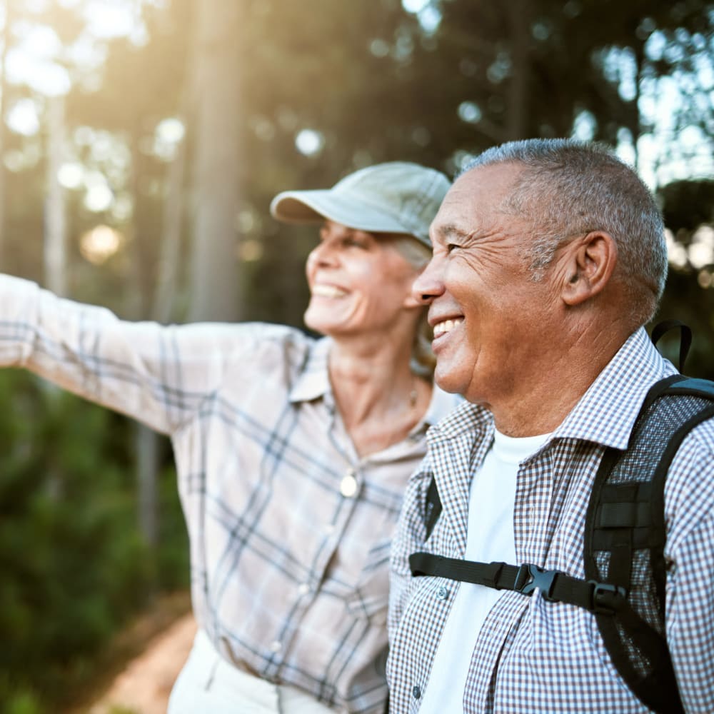 Residents from Sun Terrace Prosser on a hike in Prosser, Washington