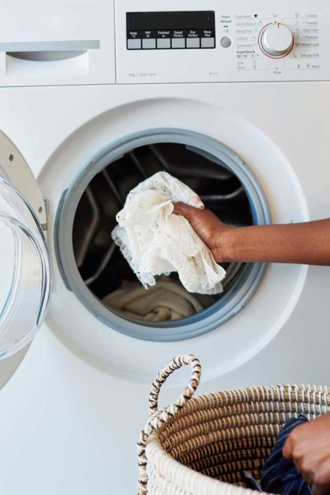 Washer and dryer at River Retreat in Eagle River, Alaska