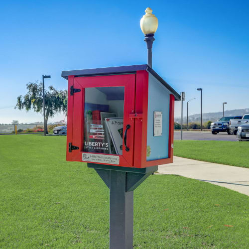 little library near Del Mar II in Oceanside, California