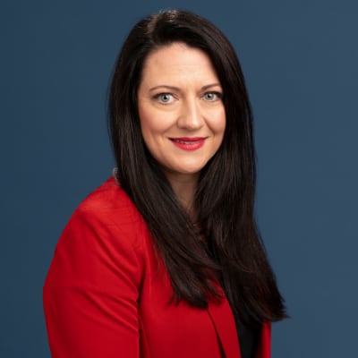 Headshot of Vice President of Accounting Audrey Hamilton at Liberty Military Housing in Newport Beach, California