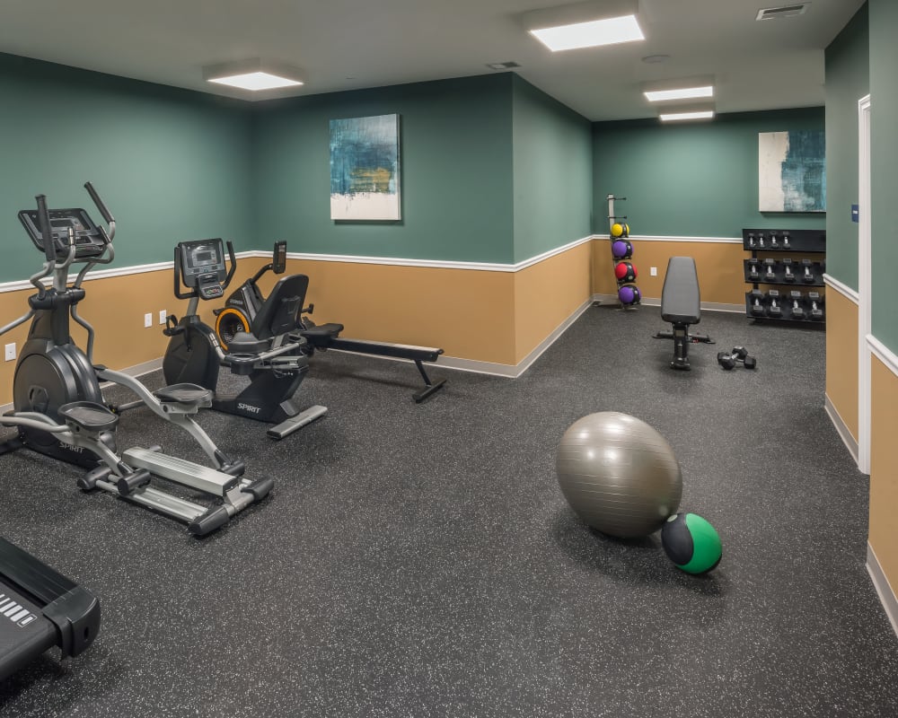 Resident gym at Eden and Main Apartments | Apartments in Southington, Connecticut
