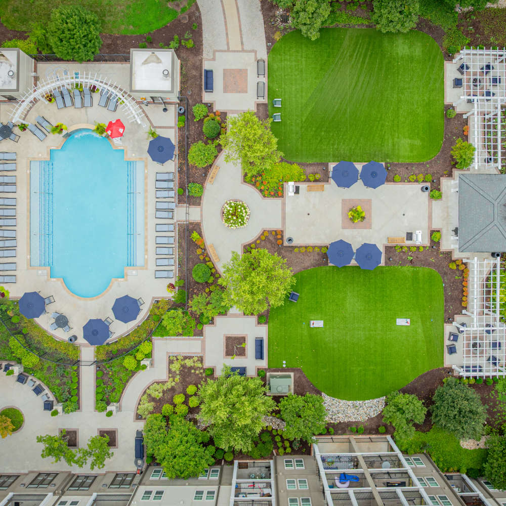 Aerial view of community at 322 Baldwin in Odenton, Maryland