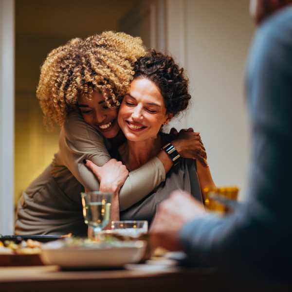 Residents host a family dinner at Elevations One, Woodbridge, Virginia