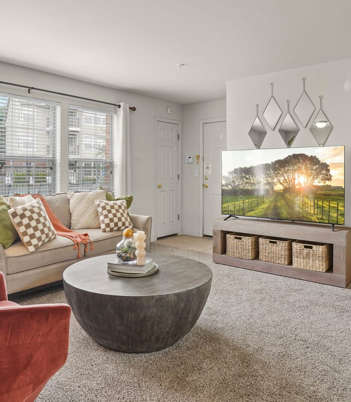 Living room at Winchester Apartments in Amarillo, Texas