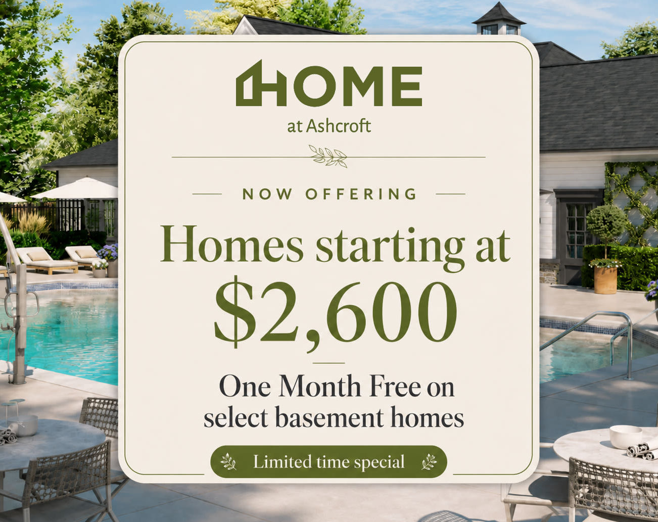 Home at Ashcroft - Special 