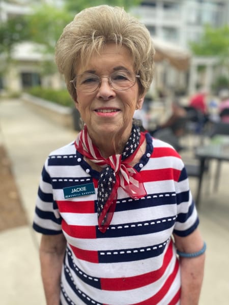 Woodstock (GA) residents were all smiles during their delicious Fourth of July barbeque.