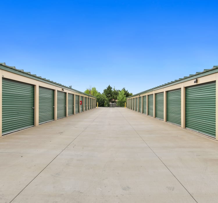 ground level units at Storage Star Cheyenne in Cheyenne, Wyoming