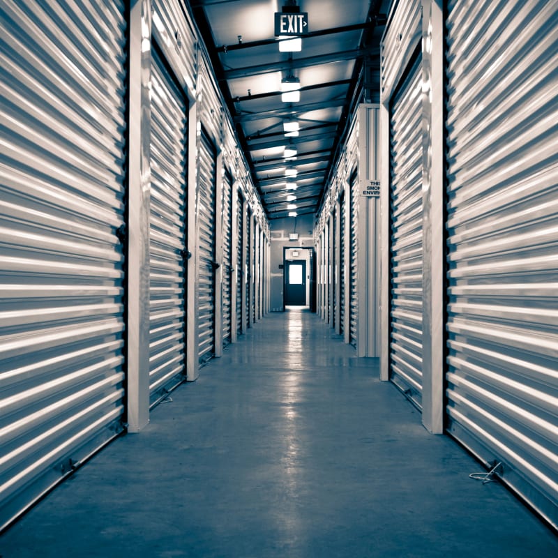 Clean and illuminated units at Towne Storage - University in Las Vegas, Nevada