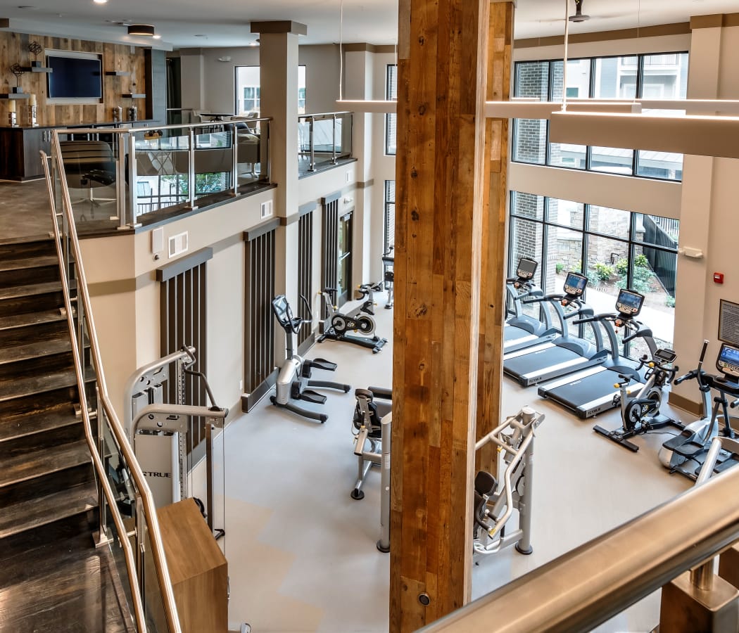 View of our fitness center at Alta at Jonquil in Smyrna, Georgia