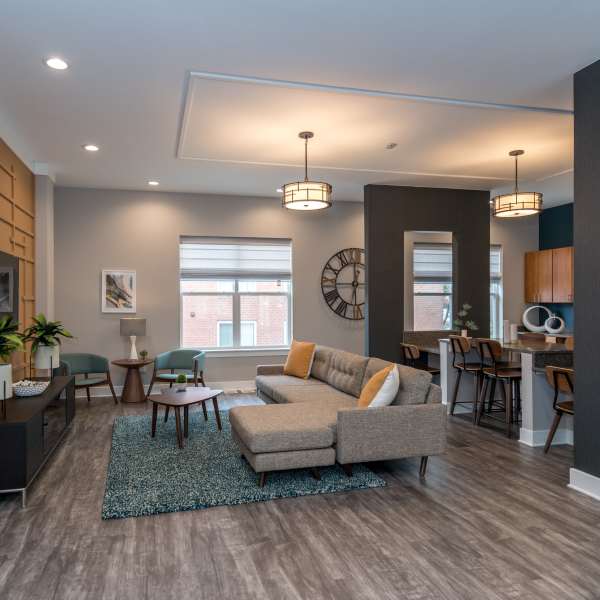 Stylish clubhouse at Elevations One, Woodbridge, Virginia