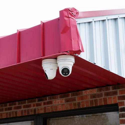 Security cameras at Red Dot Storage in Hammond, Louisiana