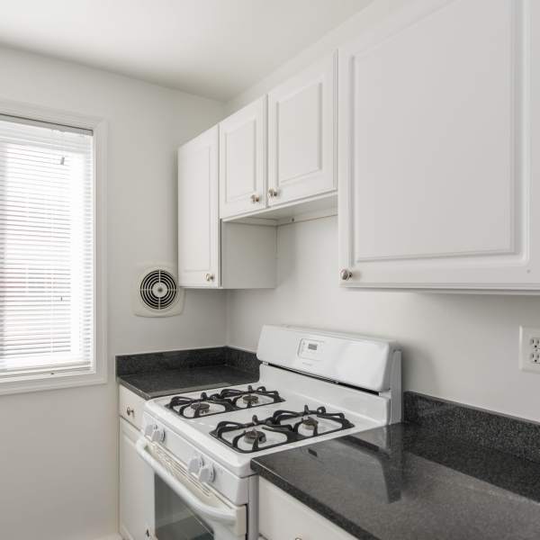 Kitchen with storage at Mason Avenue, Alexandria, Virginia