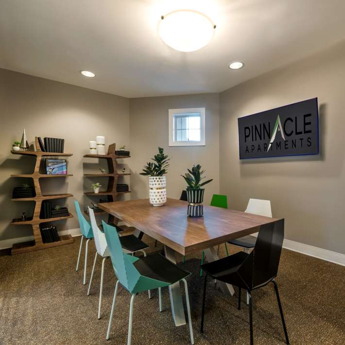Conference room at Pinnacle Apartments, Hampton, Virginia