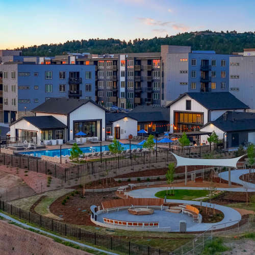 Inside the clubhouse at Alana in Castle Rock, Colorado