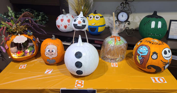 The Cottonwood Heights pumpkin decorating competition was stiff this year as there were so many amazing pumpkins!