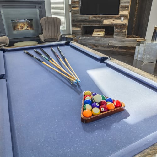 Pool table at Meridian at Stanford Ranch in Rocklin, California