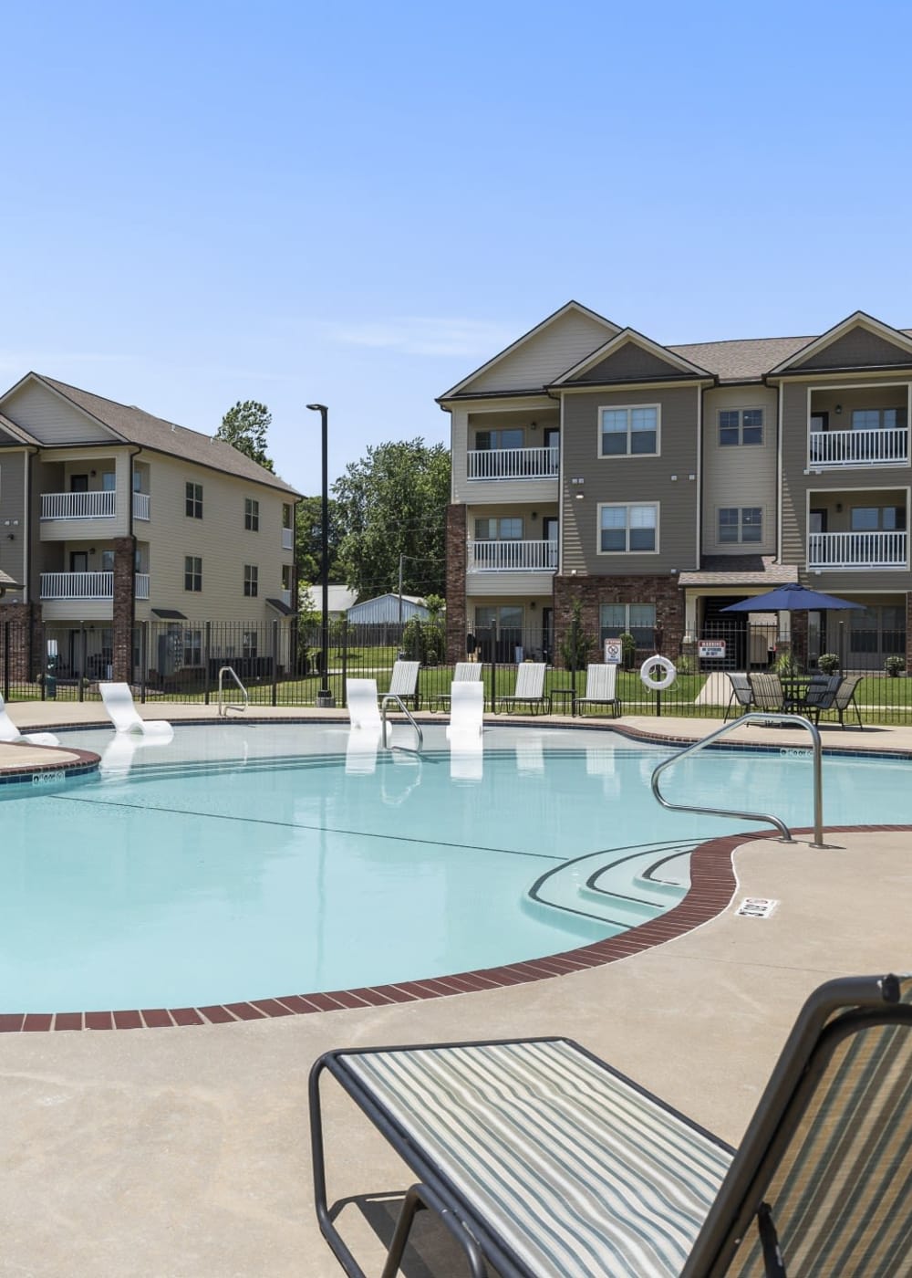 Aerial view of our apartments at The Maddox in Centerton, Arkansas