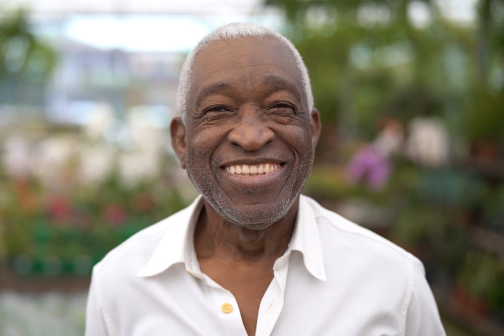 A smiling face at Westminster Memory Care in Lexington, South Carolina