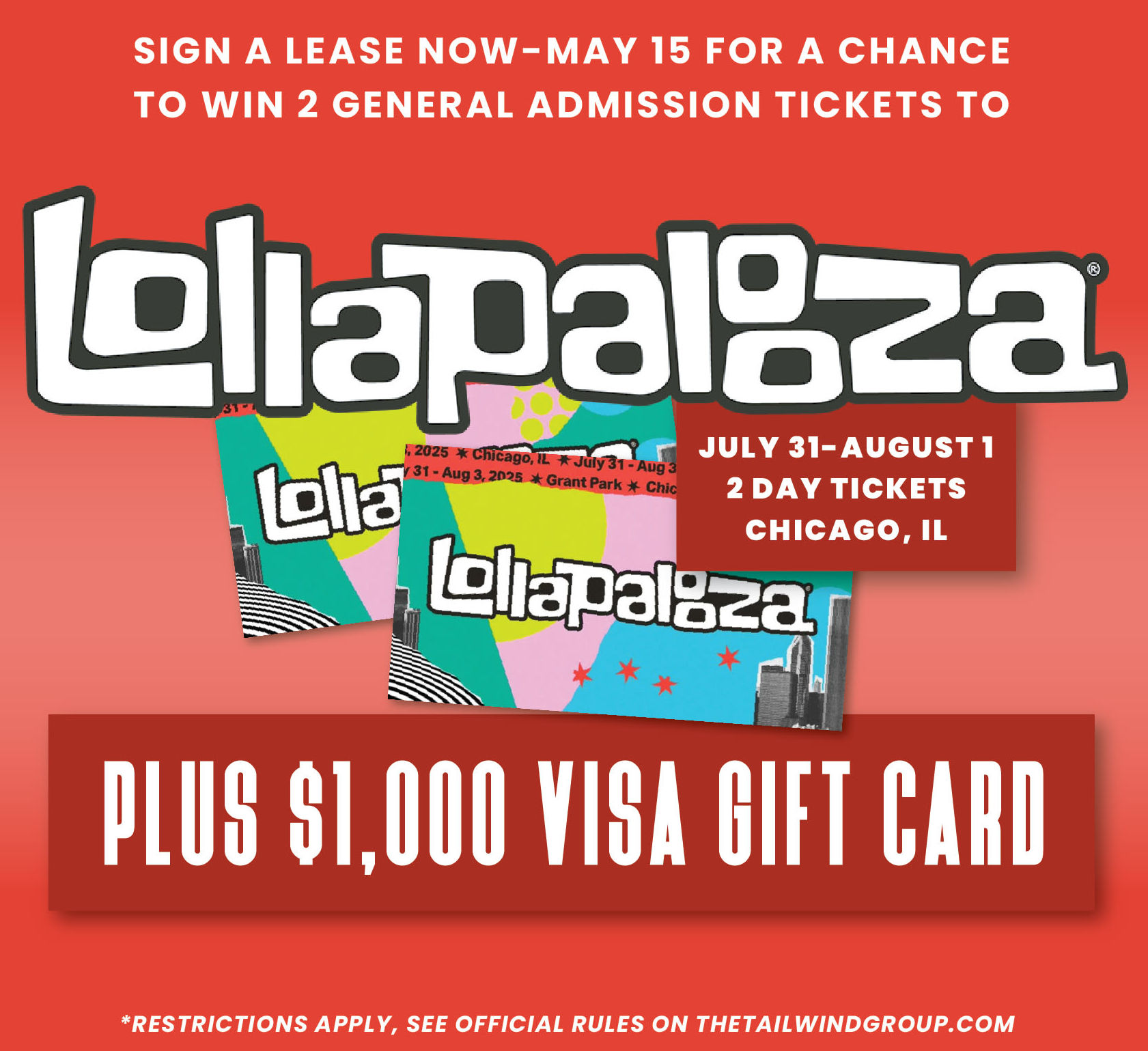 Lollapalooza Ticket Giveaway