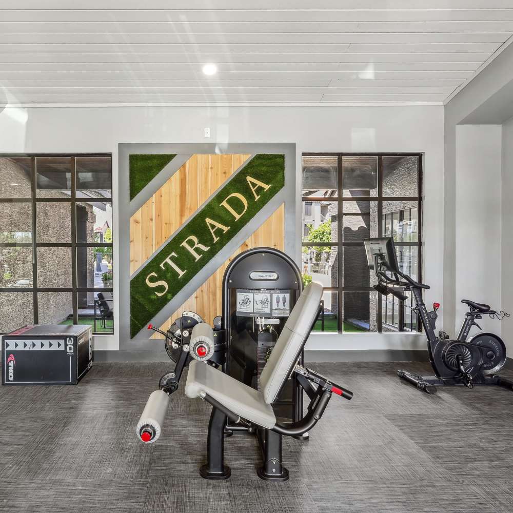 Fitness center at Strada in Tempe, Arizona