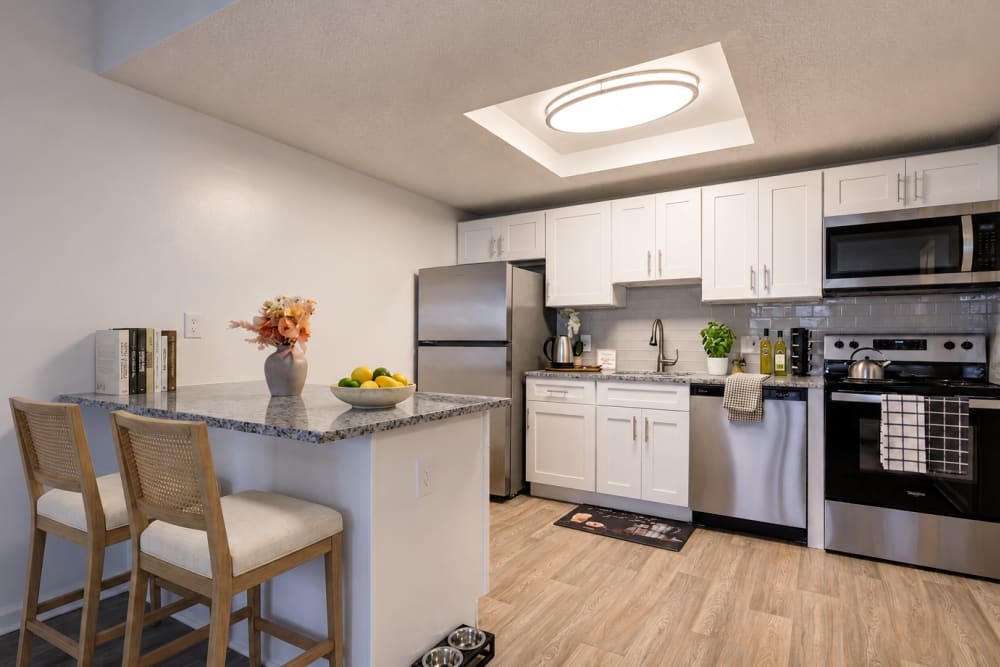Kitchen at Cedarwood Apartments in Ocala, FL