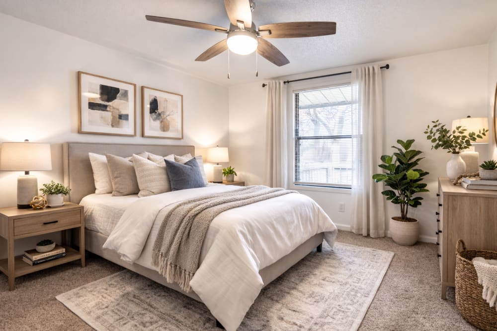 Bedroom at Cedarwood Apartments in Ocala, FL