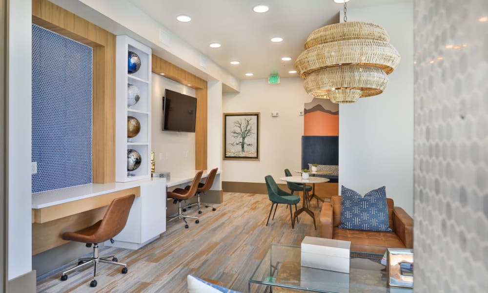Bright stylishness and elegance Business center The Alcott in Denver, Colorado