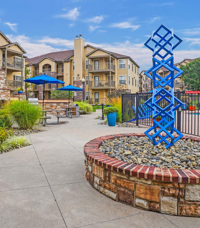 Exterior of Portofino Apartments in Wichita, Kansas