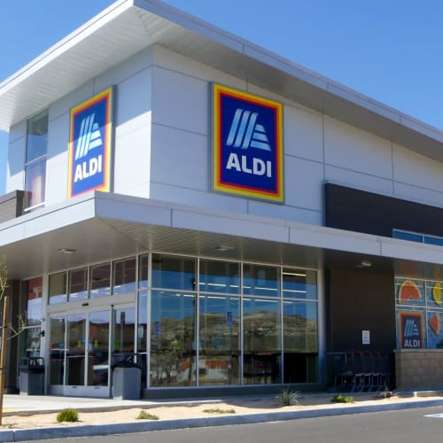 Aldi supermarket Adobe Flats V in Twentynine Palms, California