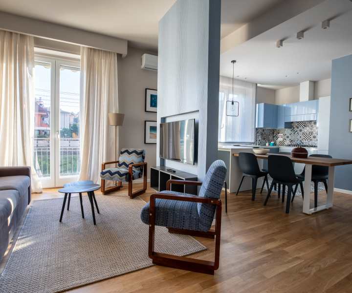 Interior of a modern apartment home at Highland Manor Apartments in Rochester, New York