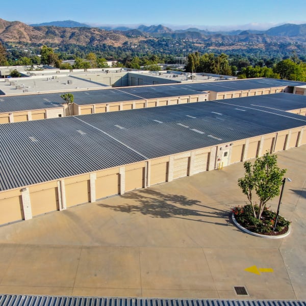 Convenient drive-up storage units at North Ranch Self Storage in Westlake Village, California