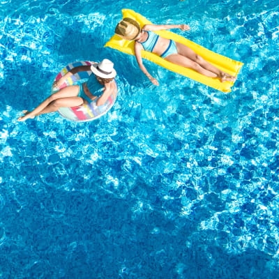 A swimming pool at Coleville in Coleville, California