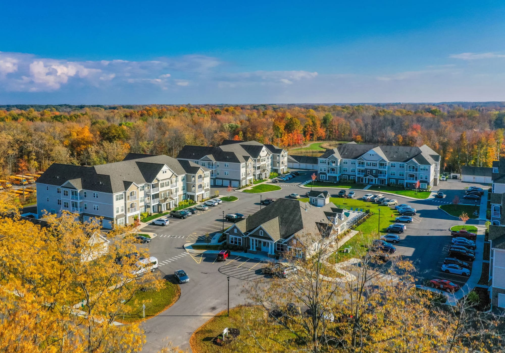 Winding Creek apartments in Webster, New York