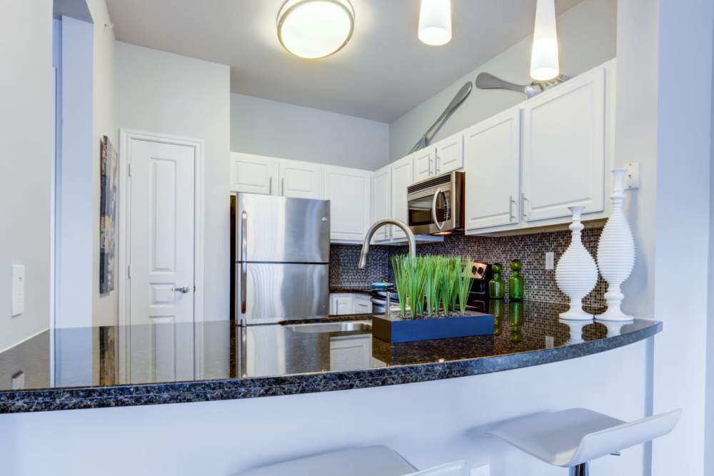 Kitchen at The Quarry Townhomes in San Antonio, Texas