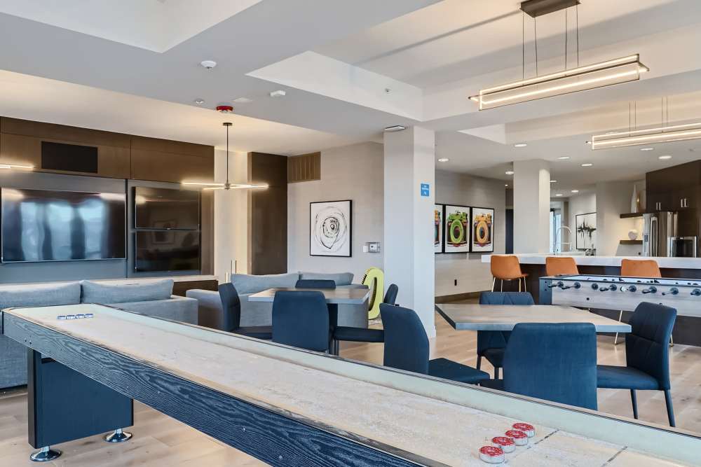 Resident lounge at The View at Wash Park in Denver, Colorado