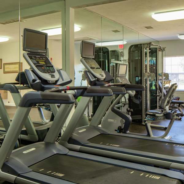 Well equipped fitness center at Magnolia Chase, Virginia Beach, Virginia