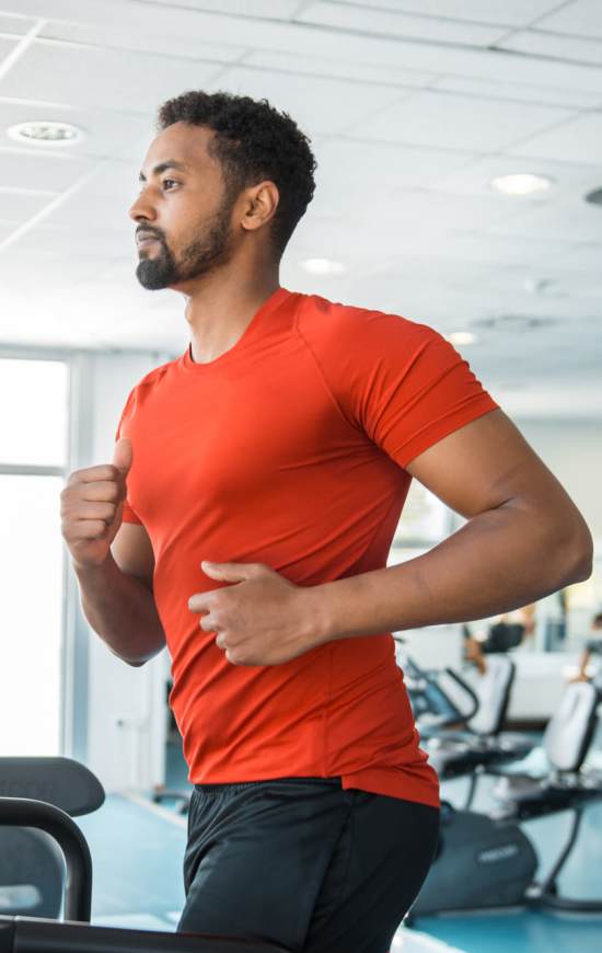 Working out at Rendezvous in Edmond, Oklahoma