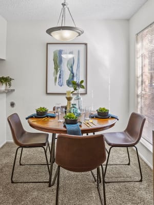 Dining area at Mountain Village in El Paso, Texas