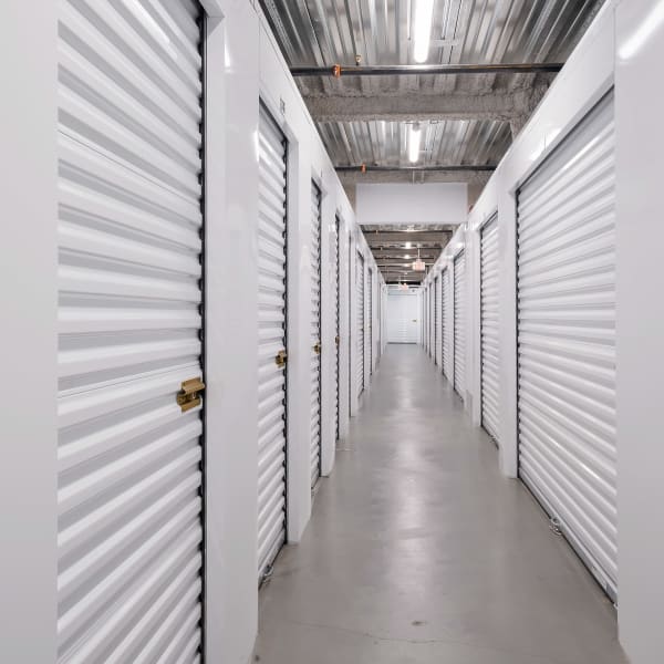 Climate-controlled indoor units at StorQuest Self Storage in Paramount, California