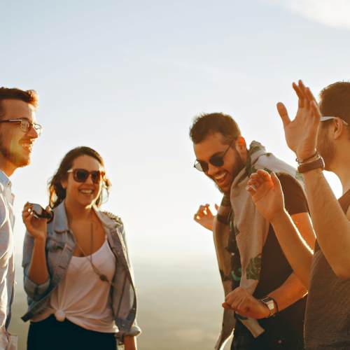 Group of residents near Kimpton in Houston,Texas