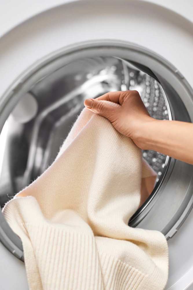 Full-size in-unit washer and dryer at Icon Apartments in San Antonio, Texas